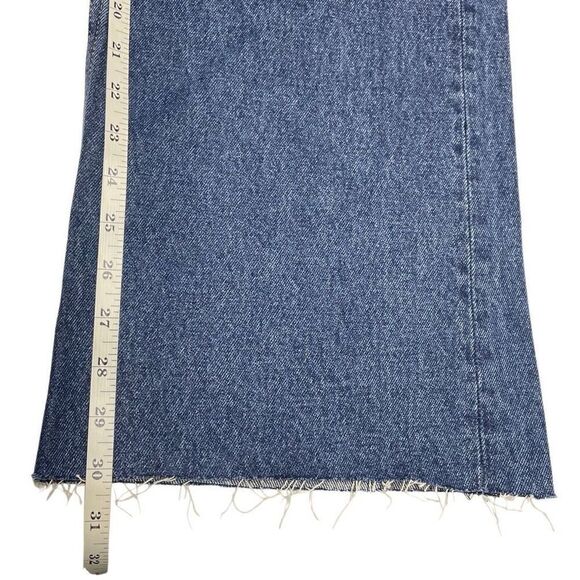 Vigoss Medium Wash Sandblasted Royce 70s Stovepipe Jeans - Picture 7 of 9